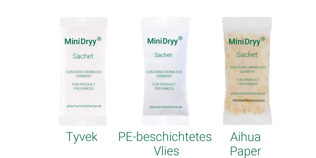 ThoMar OHG - MiniDryy Sachets - verschiedene Hüllstoffe