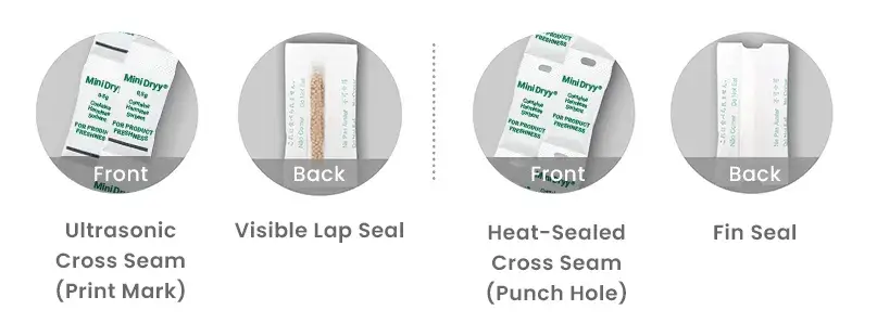 ThoMar OHG - MiniDryy - Strip - front and back view - Fin Seal - Visible Lap Seal